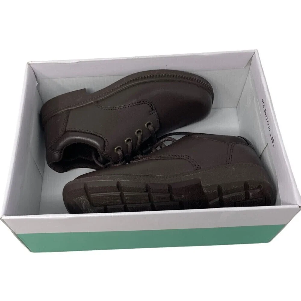 Clarks Boys Brown Deaton Size 10.5 MW US 28 EU Dress Shoes NEW NIB